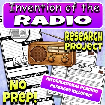 Invention of the Radio  | Inventions Reading Comprehension | Research