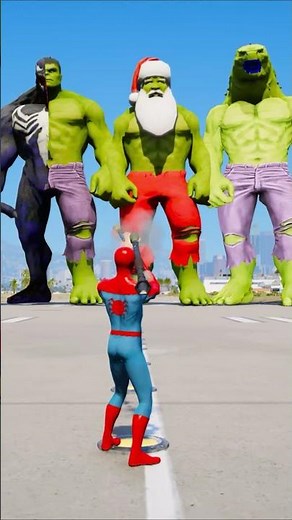Random Superheroes VS Giant Hulk & Giant Venom & hulk Brothers #youtubeshorts #ironman#139
