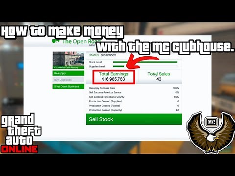 GTA 5 ONLINE - How to make money with the MC clubhouse in 2024 (Ultimate Guide)