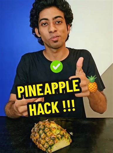 Satisfying Pineapple Hack for Easy Cutting