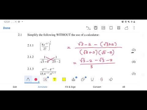 GRADE 11 ALGEBRA |EXPONENTS |SURDS