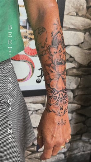 Did you know? Mandalas have been used for centuries as symbols of balance and unity, often representing the universe in many cultures #tattooinspiration #tattooideas #blackandgreytattoo #tattooartist #artreels | Bertie ArtCairns