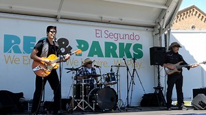 Rock trio ACME Time Machine performs " Rave On " ( Buddy Holly) Live at the City of El Segundo Hometown Fair & Carnival, May 6, 2023. Ronnie Po: electric guitar and vocal; acoustic guitar overdub Steve Lacorte: bass guitar Bryan Panzeri: drums @acmetimemachine Machine ACME Time Machine | Rockabilly Italia
