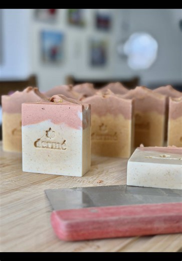 Officially saying goodbye to melt & pour and HELLO to cold process soap 🧼✨ From now on it’s scratch-made, slow-crafted, and truly NATURAL — because what goes on your skin actually matters 🌿🤍 #coldprocesssoapmaking #soap #handmadesoaps #fyp #viral