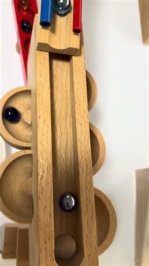 Relaxing marble run race ☆ Original wooden course