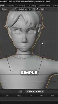 This is How I Weight Paint New mesh #blender3d #blendertutorial #3dmodeling #animation #comics