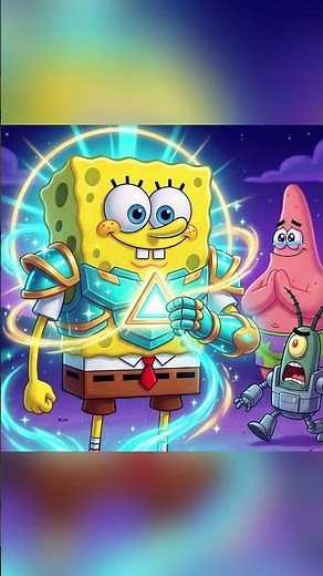SpongeBob Patrick vs Plankton for Mr Krabs's Recipe! 2% 🤖🍔 #spongebob #animatedstory #animated