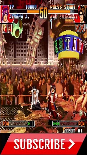 The King of Fighters '97 Athena vs Mai Shiranui | Epic Battle | Gameplay