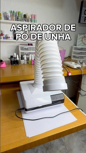 Aspirador de Pó de Unha 😍 #unhas #aspiradordepó #manicure