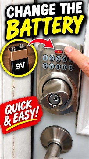 Schlage Camelot Deadbolt Battery Replacement Guide