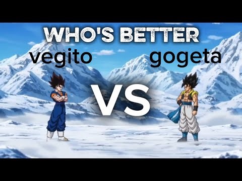Gogeta VS Vegito (fan made art) reacting