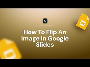 How To Flip An Image In Google Slides | Mirror and Rotate Images Easily