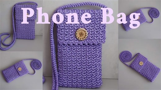 Free Crochet Phone Bag Pattern – How to Make a Stylish Crochet Phone Case!