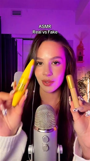 113K views · 2.4K reactions | ASMR Real vs Fake makeup  in 3 rounds! Which one is your favourite? 﫢 #asmr #asmrvideo #asmrsounds #sleep #tingles | Kaitlyn Fall Asmr | Facebook
