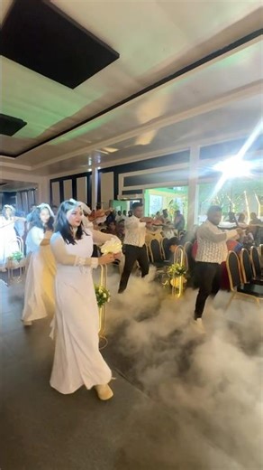 Bride and groom entry dance