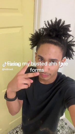 Still chopped but it’s straight #kdn #hair #freeform #tut #fyp | freeforms