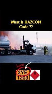 What Is HAZCOM code ?? | HazCom Code Explained in 30 Seconds ⚠️ #industrialsafety