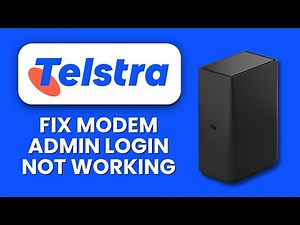 Telstra Smart Modem Admin Login Not Working 2025 🔐 How to Regain Dashboard Control