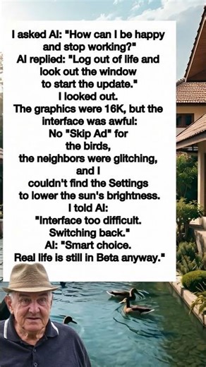 AI told me to "Log Out" of life! 😂 #shorts #ai #funny