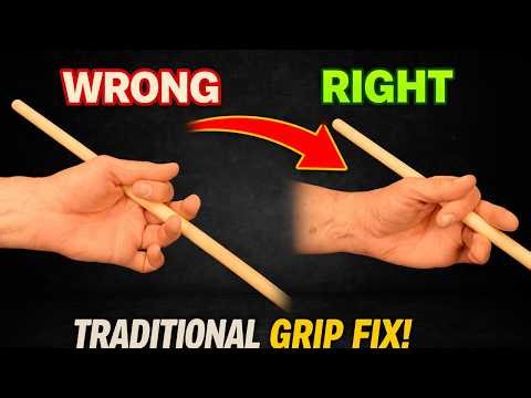 Traditional Grip MASTERCLASS: Fix Your Hands, Control, & Technique FAST!
