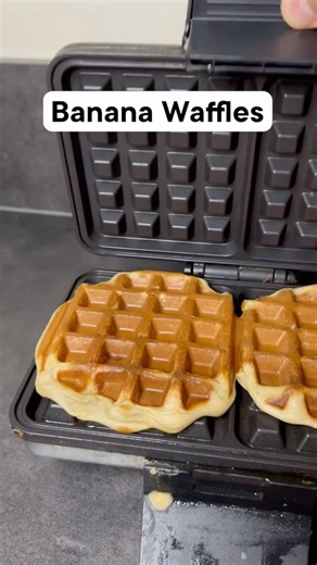 Banana Waffles 🍌 Get the Recipe on @gronda