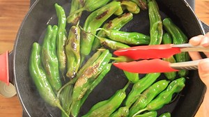 Here's my favorite way to use shishito peppers. | Plant-Based on a Budget