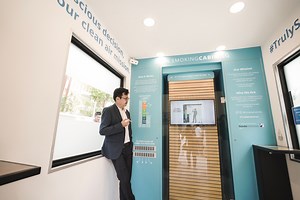 Singapore's First Smoking Cabin Filters Cigarette Smoke For Clean Air