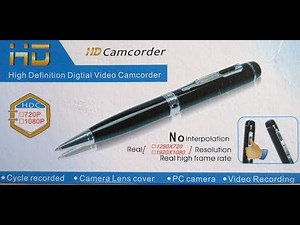 Hidden Spy Pen HD 1080P Camera DV DVR Video Security Camcorders TF Slot Spionage Kamera