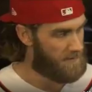 Bryce Harper gets asked a "clown question" after crushing loss, handles it extremely well