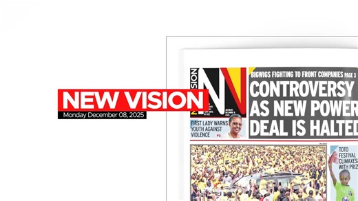 Top stories in today’s New Vision Grab your copy from your nearest vendor or read online 👉 https://epapers.visiongroup.co.ug #VisionUpdates | The New Vision