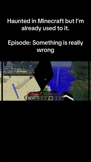 I didn’t download the broken script but the monster appeared for some reason, huh, guess I downloaded the wrong mod. #horror #minecraft #minecrafthorror #minecraftarg #ARG