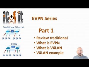 Cisco EVPN Part1 (Simple VXLAN example) 10Min