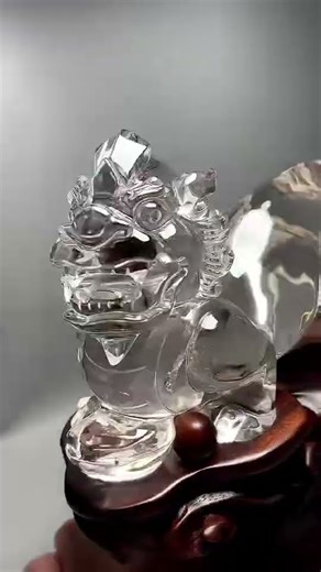 Natural white crystal fox amulet #crystal #crystals #naturalamethyst