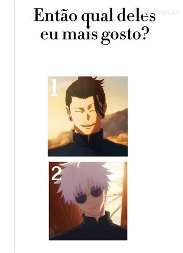 Duvido vocês acertarem #foryou #anime #jujutsukaisen #fyp #gojo #geto #meme
