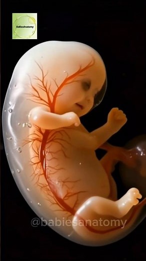 Embryo Development in the Womb Natural Movement #embryodevelopment #pregnancy #baby #3danimation