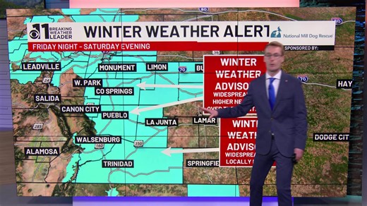 3.9K views · 22 reactions | #sponsored Changes arrive tonight with impactful snowfall and very cold temperatures! Your Friday morning Furcast is brought to you by National Mill Dog Rescue. ❄️ | KKTV 11 News | Facebook