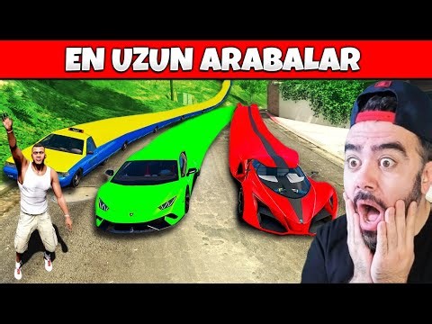 DÜNYANIN EN UZUN ARABALARINI BULDUM - GTA 5 MODS