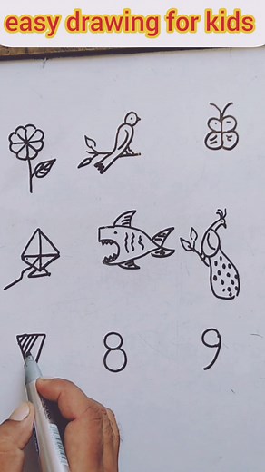 easy drawing ideas. #drawing #painting #art #diy #artist #artwork #howtopaint #howtodraw #drawinglesson #drawingtutorials #drawingskills #drawingtechniques #sketch #illustration #artwork #draw #diy #ahmar_painting_studio #paintwithahmar #howtodraw #drawingeasy #stepbystepdrawing #learning #kidsart