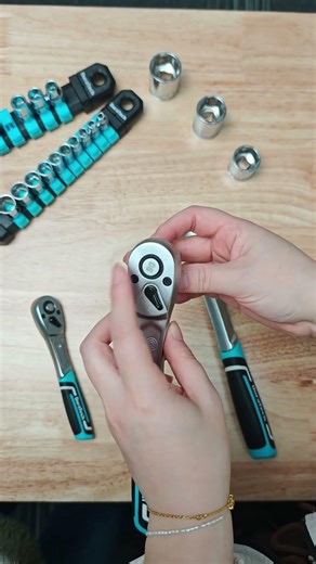 90T Quick-Release Ratchet Wrench with Cushion Injection Handle#DuraTech #handtool#duratechtool