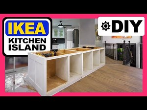 Build a Kitchen Island Yourself (IKEA Cabinets DIY Step-by-Step)