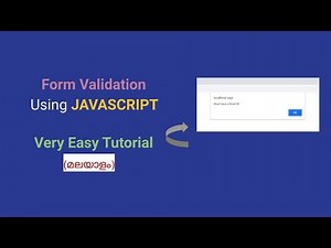 Form Validation Using JAVASCRIPT | in detail | MALAYALAM |🖥 #javascript#html
