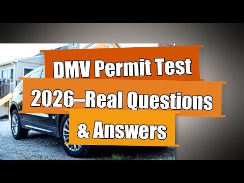 DMV Permit Test 2026–Real Questions & Answers/Ace Your 2026 DMV Permit Test | Pass First Try