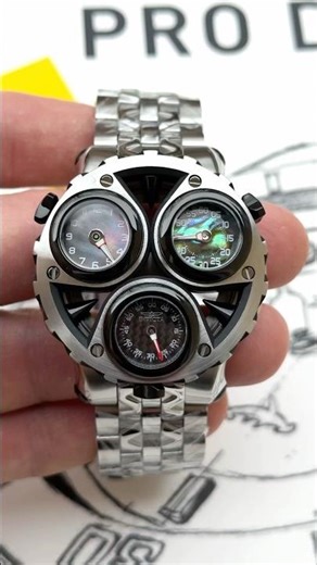 Invicta 44594 CERBERUS Three Dials 47 mm. 100 MT.