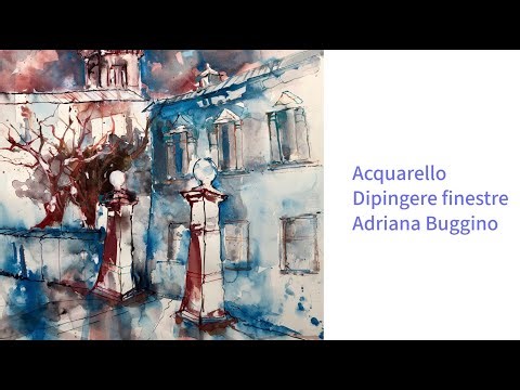 Le finestre! Acquarello