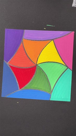 Satisfying Fan Shape Coloring Experience