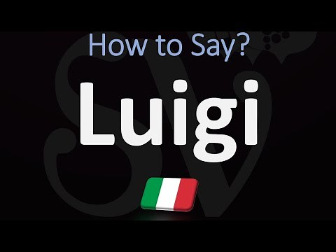 How to Pronounce Luigi? (CORRECTLY) | Italian Name Pronunciation