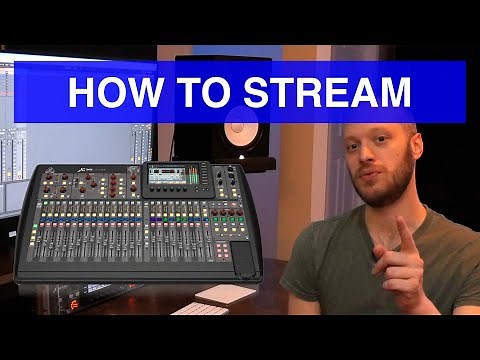 How to Setup Streaming with OBS and the Behringer X32 | X32 Live Stream Setup