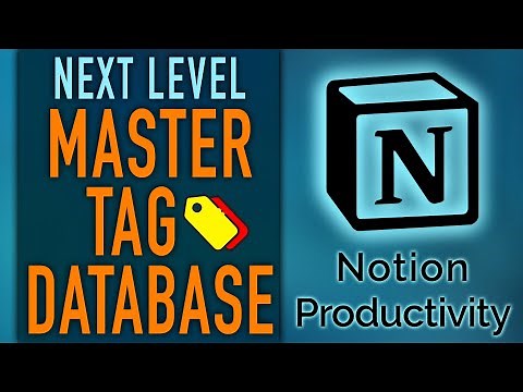 Master Tag Database for Notion Life OS & Personal Knowledge Management