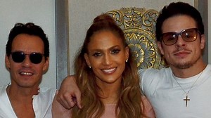 Jennifer Lopez Gives Marc Anthony a Sweet Shout-Out During Vegas Show, Poses With Him and Boyfriend