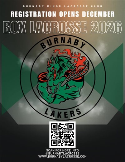 Box Lacrosse 2026 — Registration Opens December!  Lakers Nation,...